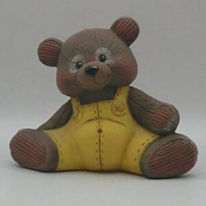 D1412 Bear Sitting Leaning Back