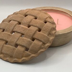 D1527.1 Lattice Pie Dish Candle